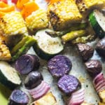 Grilled Rainbow Veggie Skewers