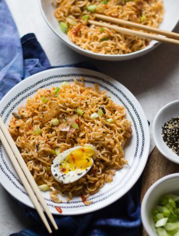 Brown Butter and Kimchi Ramen Stir Fry | Sarcastic Cooking