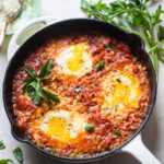 Fresh Tomato Eggs in Purgatory