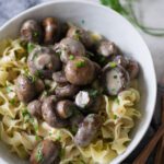 Swedish Meatball Style Mushrooms