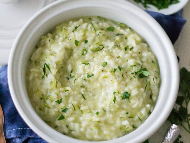 Garlic parmesan risotto instant pot 2025