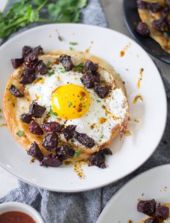 Chorizo Spiced Beet Tostadas | Sarcastic Cooking