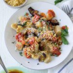 Sheet Pan Eggplant Parmesan Gnocchi