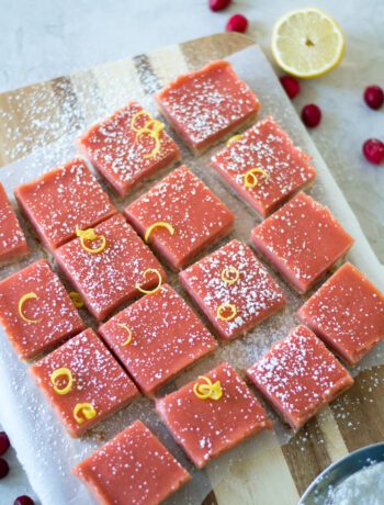 Cranberry Curd Dessert Bars | Sarcastic Cooking