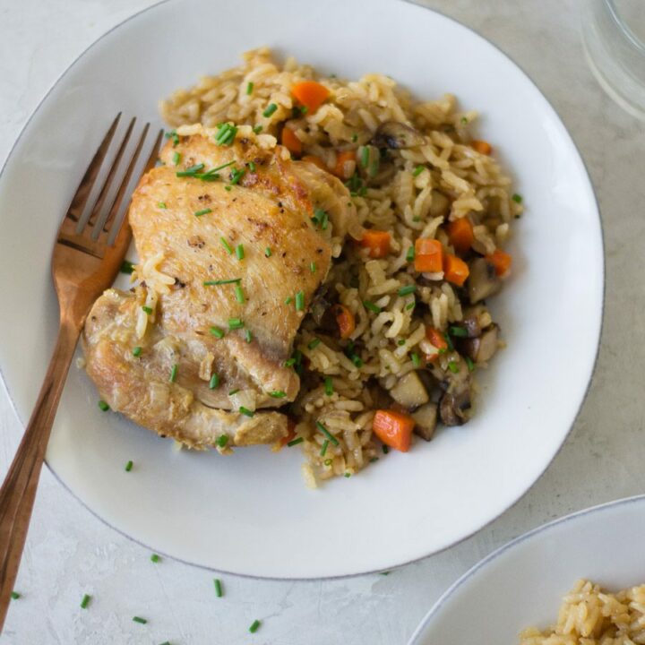 One Pot French Onion Chicken and Rice | Sarcastic Cooking