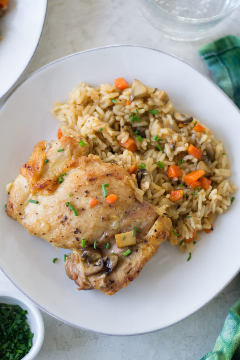 One Pot French Onion Chicken and Rice Sarcastic Cooking