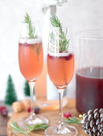 Winter Wassail Mimosa | Sarcastic Cooking