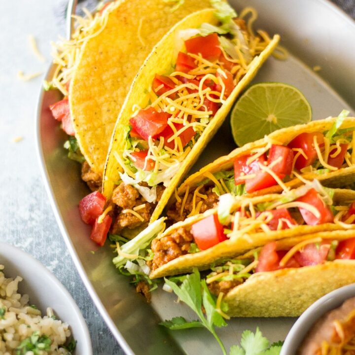 Copycat Taco Bell Ground Turkey Tacos | Sarcastic Cooking
