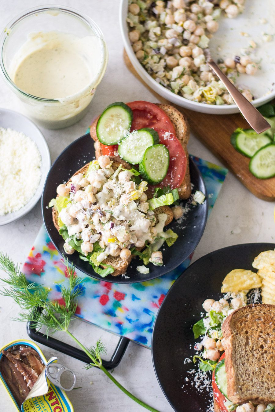 Chickpea Caesar Salad | Sarcastic Cooking