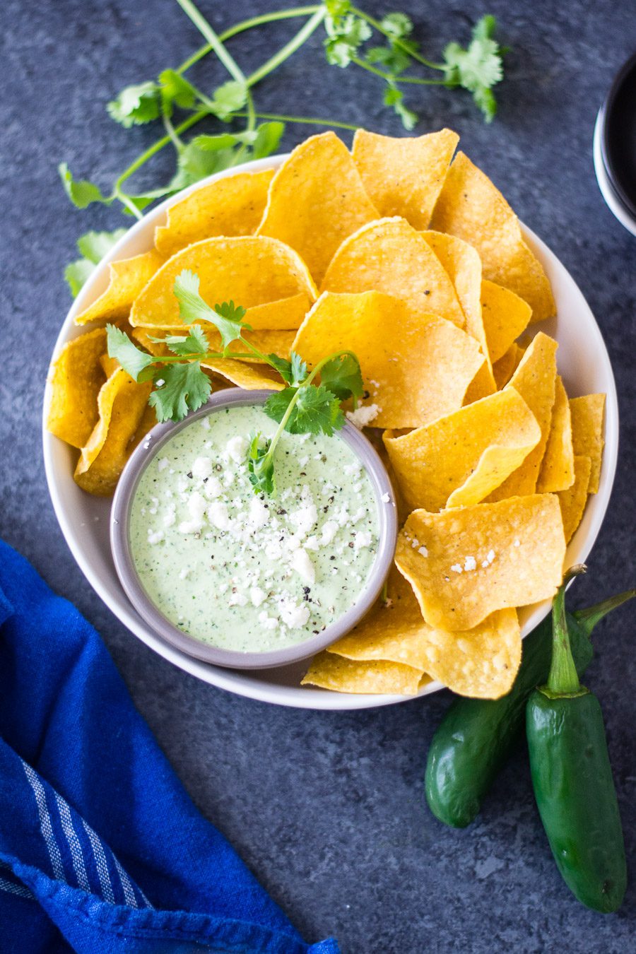 Creamy Cilantro Jalapeño Salsa | Sarcastic Cooking