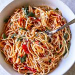 Grape Tomato and Lemon Pasta