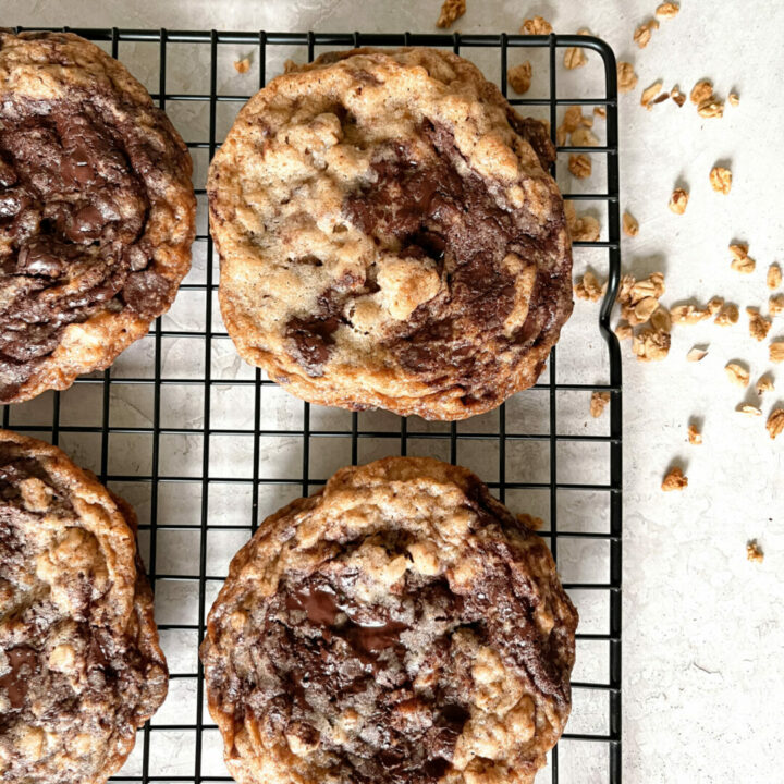 Granola Chocolate Chunk Cookies | sarcastic Cooking