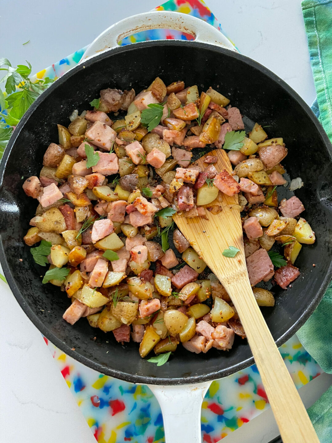 Leftover Baked Ham Hash - Sarcastic Cooking