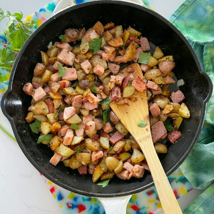 Leftover Baked Ham Hash