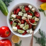 Cucumber, Feta, and Tomato Salad