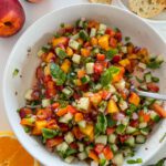 Cucumber Nectarine Bruschetta